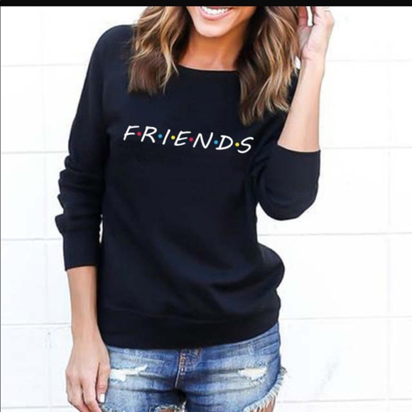 Black friends sweatshirt - Picture 1 of 6